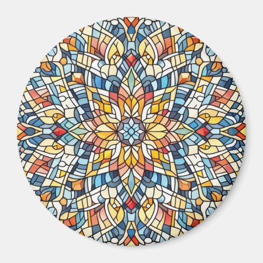 ラウンドモザイク マグネット (正面)