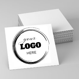 ラウンドモダンロゴカスタム会社事業の作成 ラバースタンプ