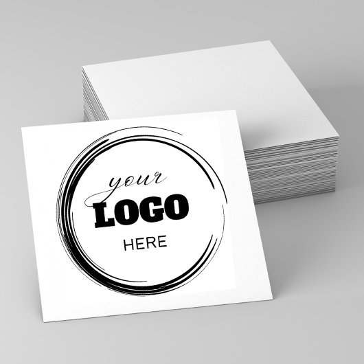 ラウンドモダンロゴカスタム会社事業の作成 ラバースタンプ