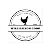 ラウンドモダン素朴ファームステッドエッグカートン ラバースタンプ (インプリント)