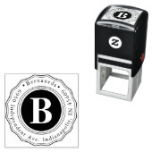 ラウンドユニークデザインファミリ名 セルフインキングスタンプ (インサイチュ)