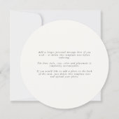 ラウンドレッドベリーのクリスマスホリデーフォト カード (裏面)