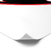 ラウンドレッドポーランドイーグル ポスター (角)