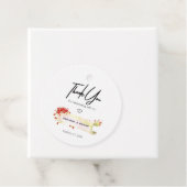 *~*ラウンドレッドローズフローラフラワーありがとうござ結婚う フェイバータグ (インサイチュ)