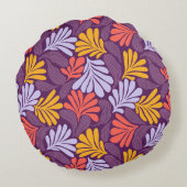 ラウンドレトロリーフ装飾用クッション ラウンドクッション (裏面)