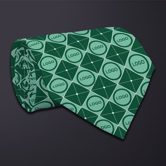 ラウンドロゴダイヤモンドパターンネクタイ ネクタイ