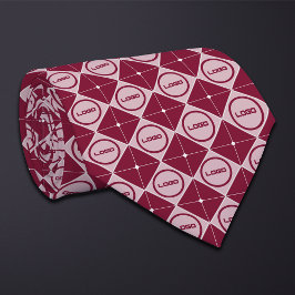 ラウンドロゴダイヤモンドパターンネクタイ ネクタイ