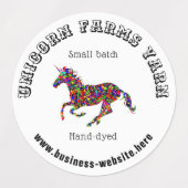 ラウンドロゴテンプレートビジネスラベルブラック文字 ラベル (デザイン2)