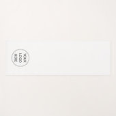 ラウンドロゴテンプレート ヨガマット (正面(横))