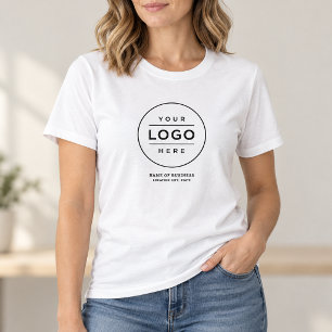 ラウンドロゴ ビジネス名 所在地 スタッフ Tシャツ