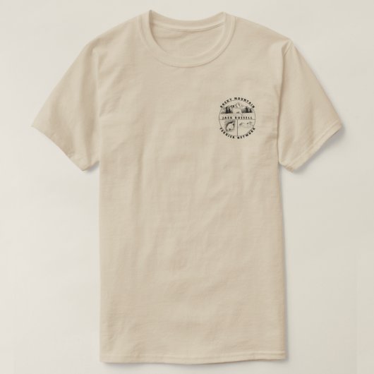 ラウンドロゴRMJRTN Tシャツ – RACING (デザイン正面)