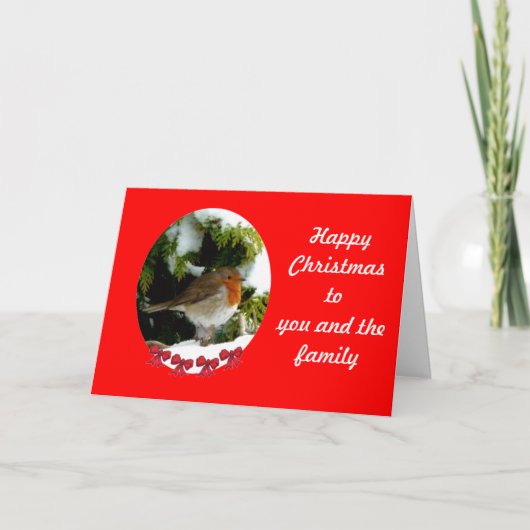 ラウンドロビンクリスマスカーカスタマイズド –  シーズンカード (正面)