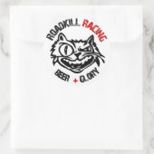 ラウンドロードキルレーシングステッカー ラウンドシール (バッグ)