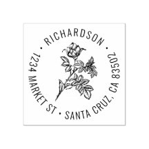 ラウンドヴィンテージバラファミリ名差出人住所