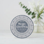 ラウンドヴィンテージブルー+オフ白ケルト シーズンカード (スタンド正面)