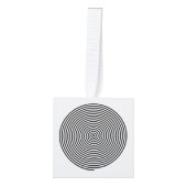 ラウンド催眠スパイラルサンダー_コーブ キューブオーナメント (正面)