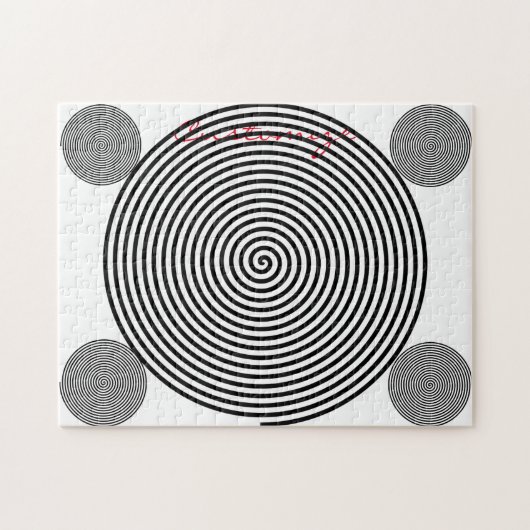 ラウンド催眠スパイラルサンダー_コーブ ジグソーパズル (横)