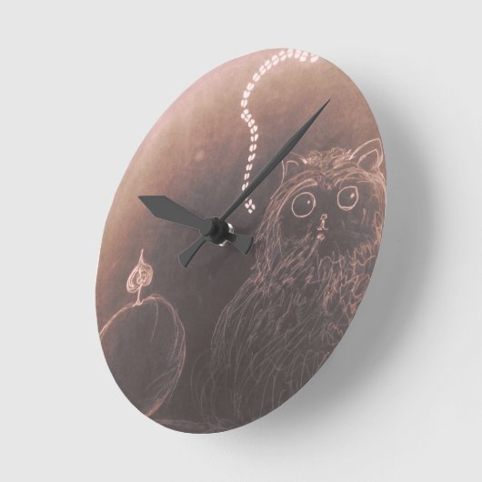 .. ラウンド壁時計 (傾斜)