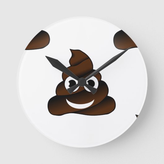 🤣💩 ラウンド壁時計 (正面)
