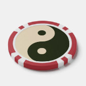 ラウンド白黒神の祝福ウィッシュ勝利パーティー ポーカーチップ (シングル)
