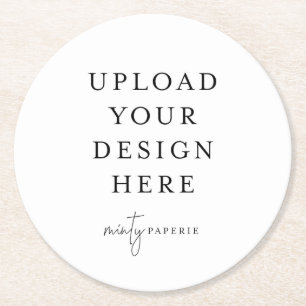 ラウンド紙コースター ラウンドペーパーコースター