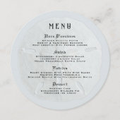 ラウンド結婚のメニューとドルデザイン メニュー (正面)