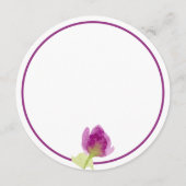 ラウンド結婚ズディナープレートありがとう (裏面)