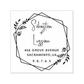 ラウンド結婚ズ セルフインキングスタンプ (デザイン)