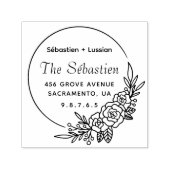 ラウンド結婚ズ セルフインキングスタンプ (デザイン)