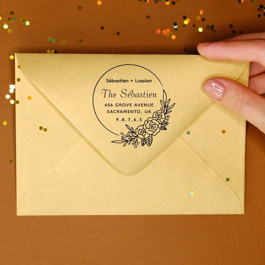 ラウンド結婚ズ セルフインキングスタンプ