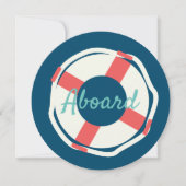 ラウンド航海のでのミニマルな救命具 招待状 (正面)