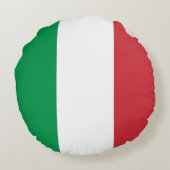 ラウンド装飾用クッションとイタリア国旗 ラウンドクッション (裏面)