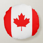 ラウンド装飾用クッションとカナダ国旗 ラウンドクッション (裏面)