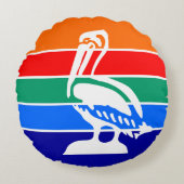 ラウンド装飾用クッションとサンクトペテルブルク州旗 ラウンドクッション (正面)