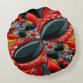 ラウンド装飾用クッションとドイツカラー ラウンドクッション (裏面)