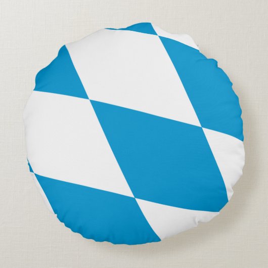 ラウンド装飾用クッションとバイエルン州旗 ラウンドクッション (裏面)