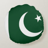 ラウンド装飾用クッションとパキスタン国旗 ラウンドクッション (裏面)