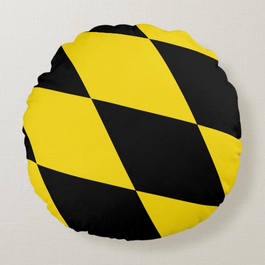 ラウンド装飾用クッションとミュンヘン州旗 ラウンドクッション (正面)