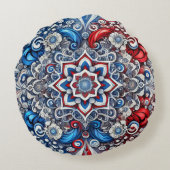 ラウンド装飾用クッションフランスのカラーデザイン ラウンドクッション (裏面)