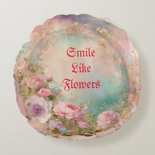 ラウンド装飾用クッション ラウンドクッション (正面)