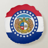 ラウンド装飾用クッション（米国ミズーリ州旗） ラウンドクッション (裏面)