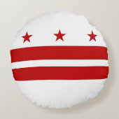 ラウンド装飾用クッション（米国ワシントンDC州旗） ラウンドクッション (裏面)