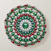 ラウンド装飾用クッション(色イタリアン付) ラウンドクッション (裏面)