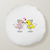 ラウンド装飾用クッション（16インチ） ラウンドクッション (裏面)