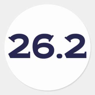 ラウンド26.2マラソン ラウンドシール