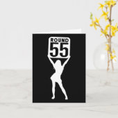 ラウンド55 カード (黄色い花)