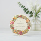 ラウンド/スクエア秋季リース感謝祭ディナー メニュー (スタンド正面)