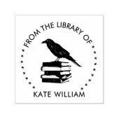 ラウンド・スタンプのライブラリからのレイヴン セルフインキングスタンプ (デザイン)