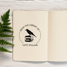 ラウンド・スタンプのライブラリからのレイヴン