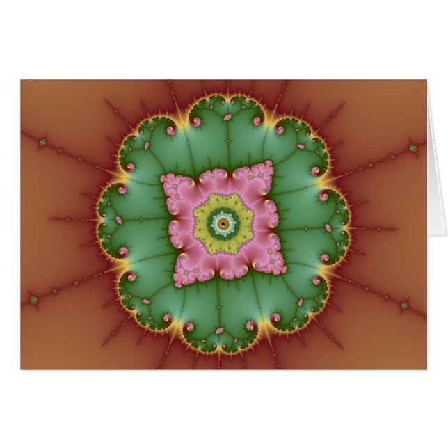 ラウンド – フラクタルカード (正面横)